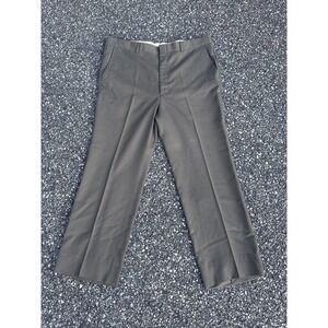 Kingsridge Dress Pants Mens 36 Green Business Classic Fit Flat Front 31" Inseam